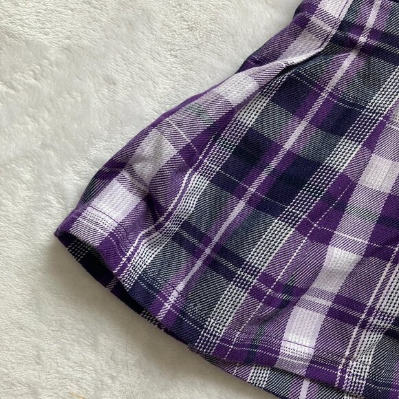 Garanimals Plaid Pleated Skort 18M | Purple Casual VGUC Toddler Skirt Shorts - Picture 4 of 14